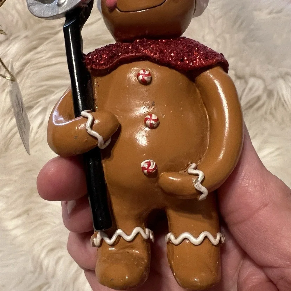 Vintage Kurt S Adler Gingerbread Man Ornament Chief Baking‎ Spoon 5